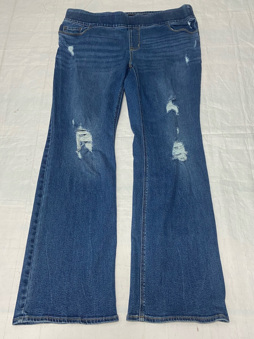 Old Navy 38x31.5 Boot-cut Distressed Blue Jeans - Women’s 20 Plus Long jeans